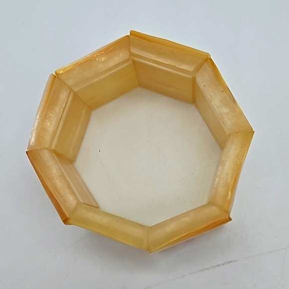 Vintage Laminated Celluloid Layered Link Stretch Bracelet - Picture 5 of 12